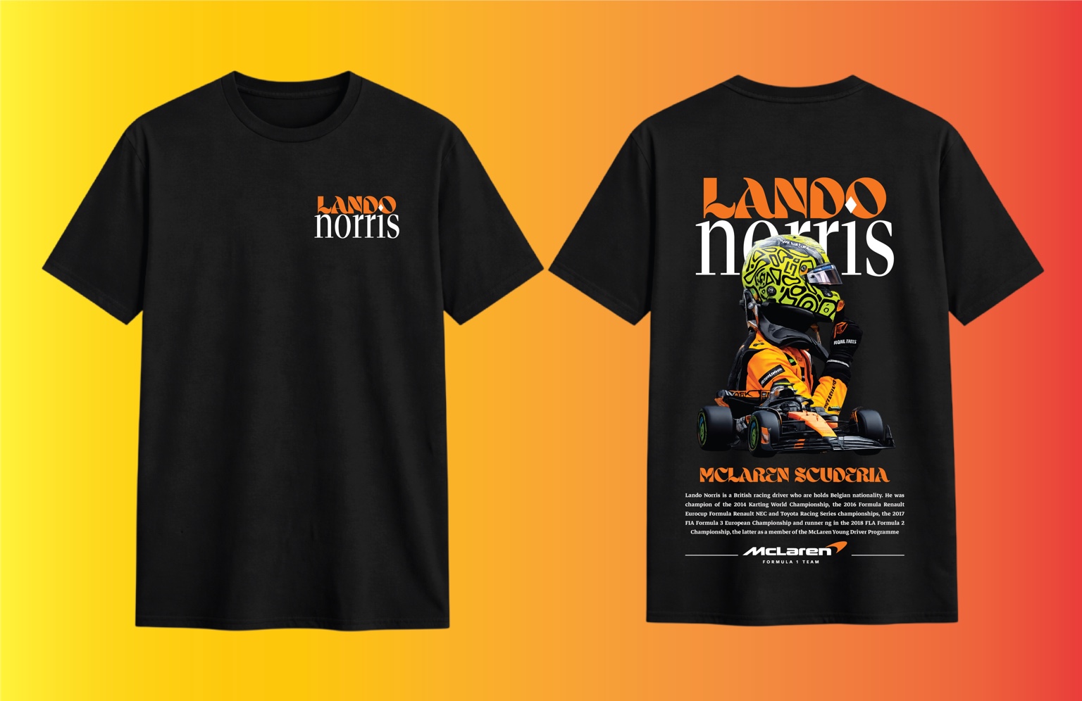 NEXA Global Group Lando Norris design